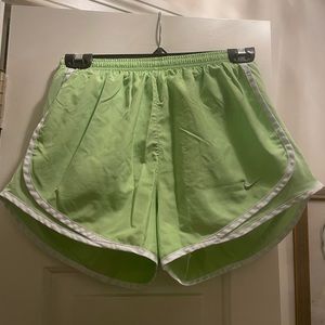 Nike Dri-Fit Green Athletic Shorts, Size S